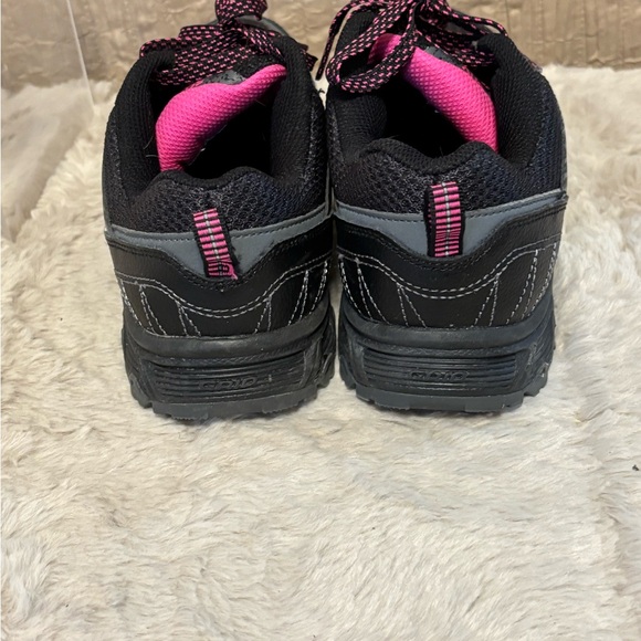 Women's Black and Pink Athletic Shoes - Picture 4 of 6